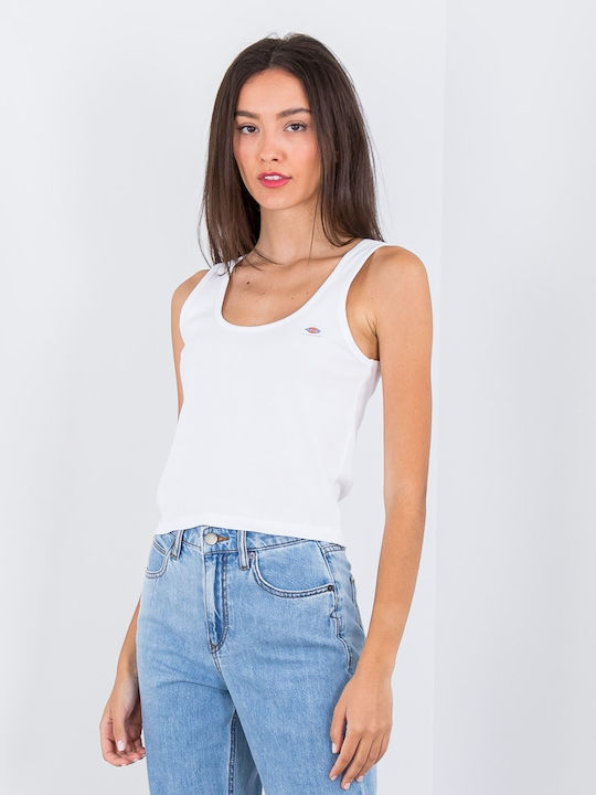 Mapleton Women's Blouse Cotton Sleeveless White