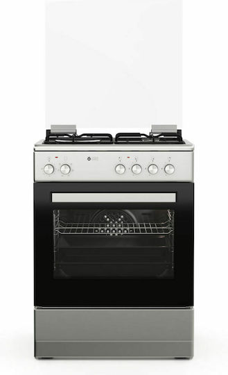 Thermogatz TGS 3521 IX Готварска печка 60лт с газови и електрически котлони Ш60см. Inox