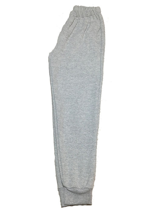 Kids Moda Baby Sweatpants with Thick Lining Grey Melange