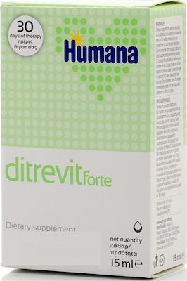 Humana Ditrevit Forte Vitamina Vitamina D3 și DHA