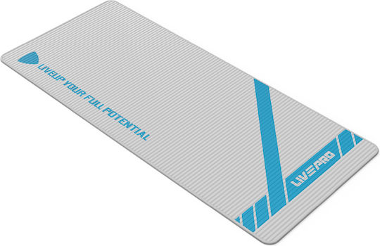 Live Pro B-8228 Exercise Mat Gray (180x80x1cm)