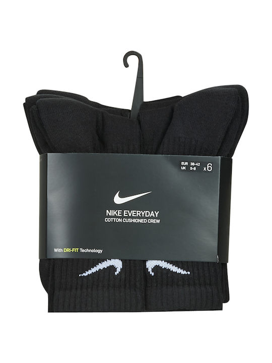 Nike Everyday Cushioned Athletic Socks Multicolour 6 Pairs