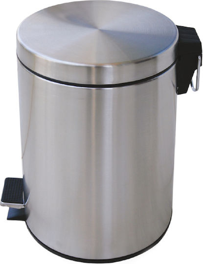 Dimitracas Rainbow Inox Καλαθάκι Μπάνιου 7lt Ασημί Dimitracas Rainbow Inox Καλαθάκι Μπάνιου 7lt Ασημί