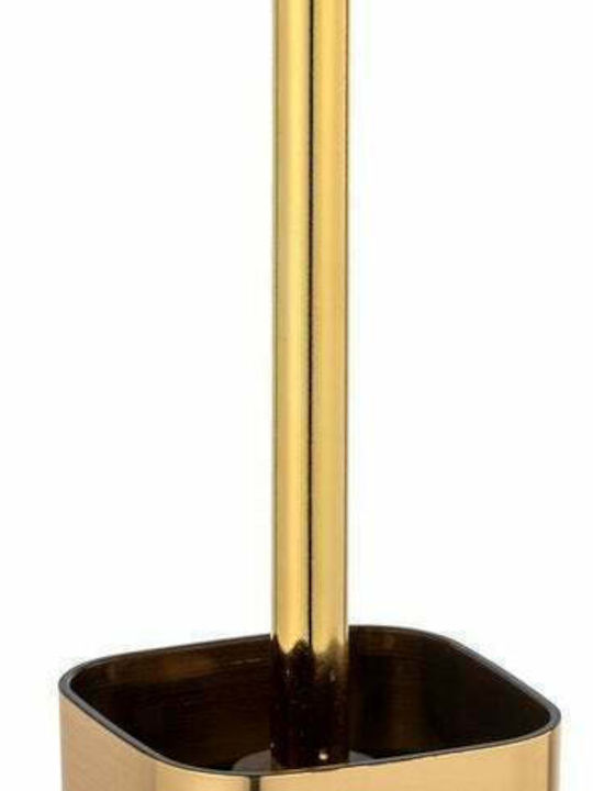 Wenko Auron Plastic Toilet Brush Gold