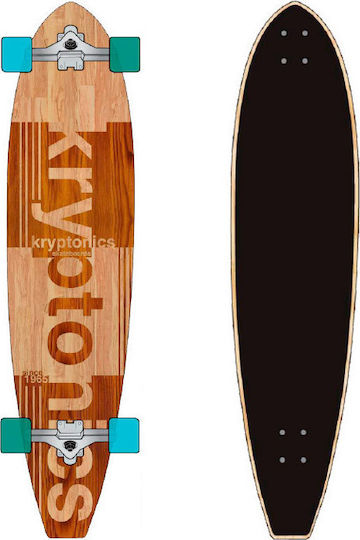 Kryptonics Block Tail Complete Longboard Καφέ