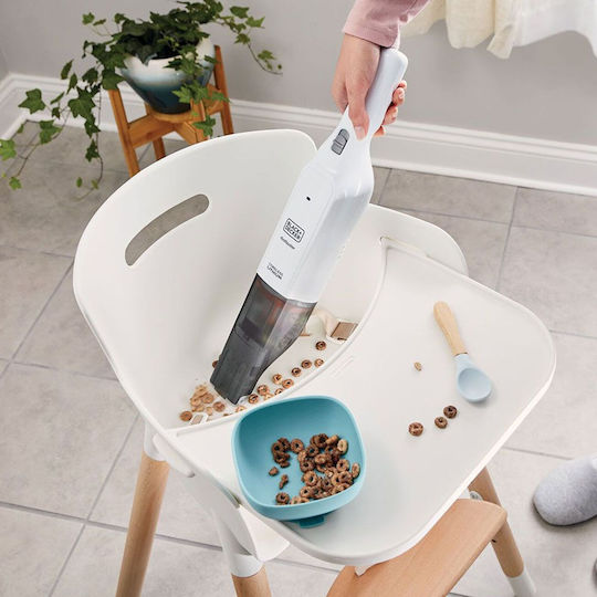 Black & Decker -QW Rechargeable Handheld Vacuum 12V White