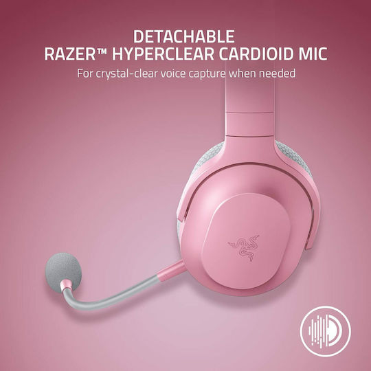 Razer Barracuda X (2021) Wireless Over Ear Gaming Headset with Connection USB / 3.5mm Quartz