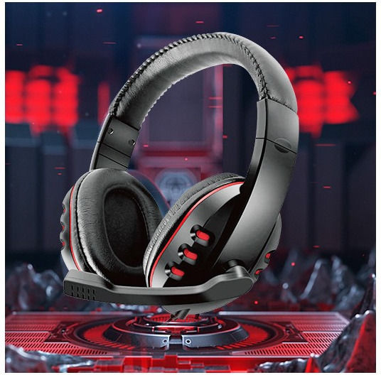 Ezra GE08 Über Ohr Gaming-Headset mit Verbindung 3,5mm Schwarz