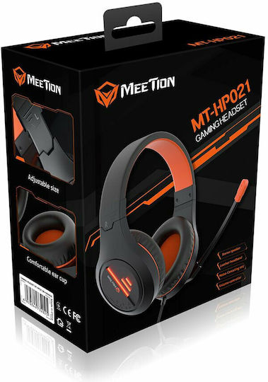 Meetion HP021 Over Ear Gaming Headset με σύνδεση 3.5mm / USB