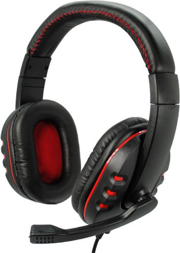 Art Nemezis Über Ohr Gaming-Headset mit Verbindung 3,5mm Schwarz