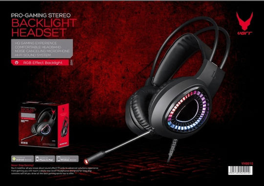 Omega Varr VH8010 Over Ear Gaming Headset with Connection USB