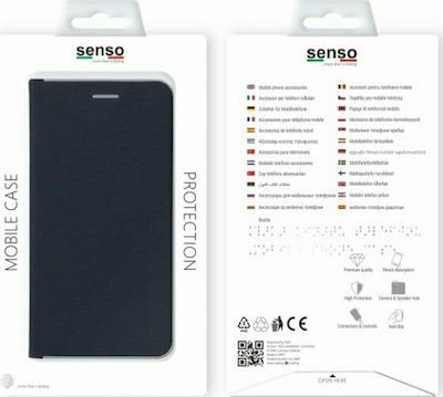 Senso Feel Buchen Sie Synthetisches Leder Schwarz (Xiaomi Mi 10T Lite) SENFEXRN10TLB