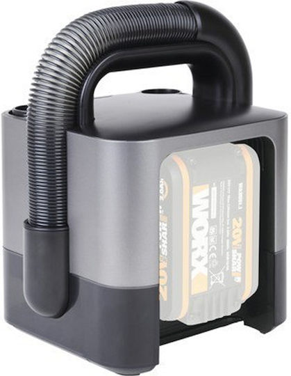 Worx Cube Vac Car Handheld Vacuum Rechargeable 12V Without Battery Grey