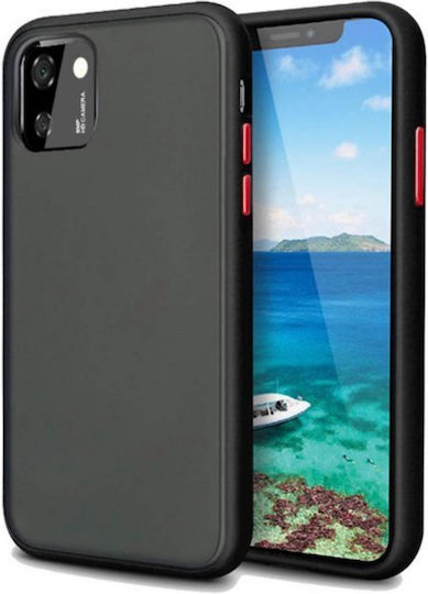 iLike Matt Back Cover Σιλικόνης 2mm Μαύρο (Huawei Y5p)