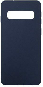 Hurtel Soft Flexible Rubber Back Cover Silicon Albastru (Galaxy S10)