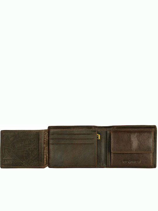 Leather Men's Wallet Classic with RFID Brown