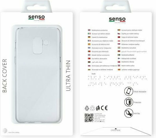 Senso TPU 0.3 Back Cover Σιλικόνης Διάφανο (Galaxy J6)