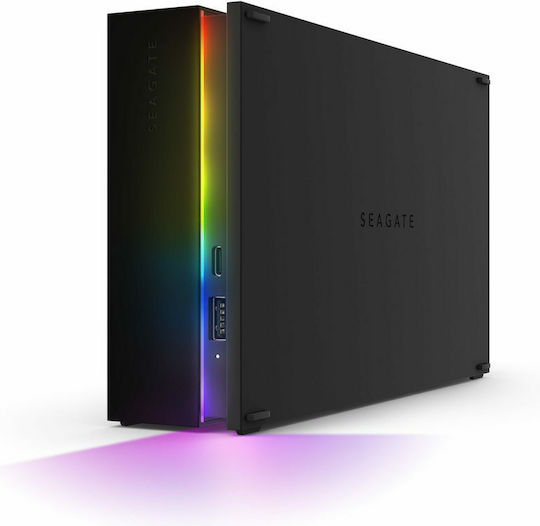 Seagate FireCuda Gaming Hub USB-C / USB 3.0 Εξωτερικός HDD 8TB 3.5" Μαύρο