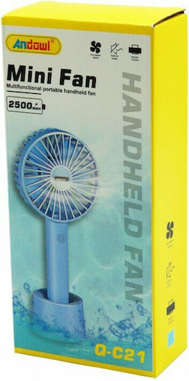 Andowl Q-C21 Fan Handheld USB Schwarz