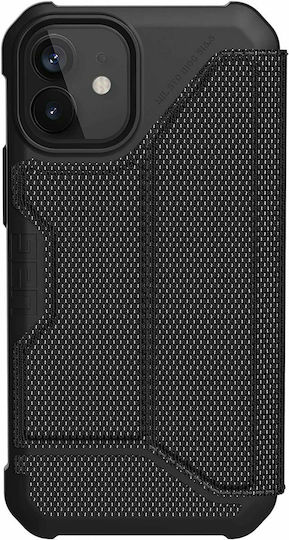 UAG Metropolis Buchen Sie Stoff Schwarz (iPhone 12 mini)