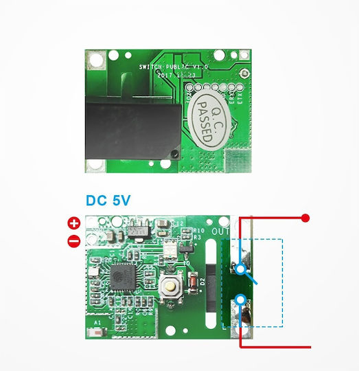 Sonoff WiFi Inching Selflock Relay Module 5V
