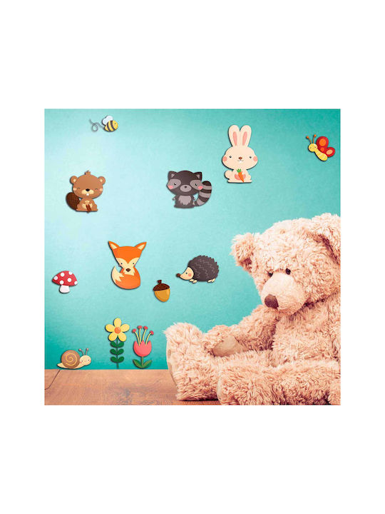 Ango Kids Foam Vinyl 3D Wall Sticker Happy Forest