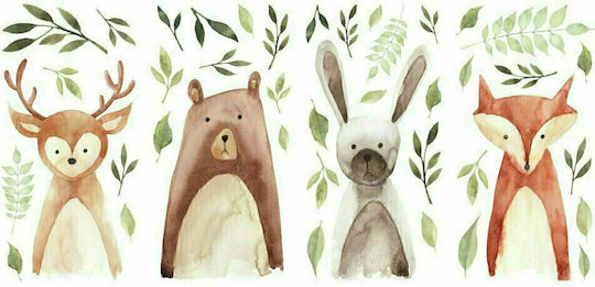RoomMates Decor Kids Wall Sticker Tundra Animals 42pcs