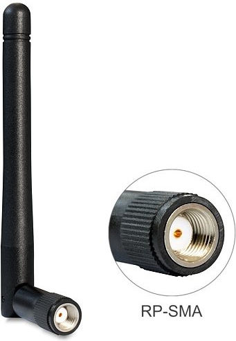 DeLock 88339 Εσωτερική Κεραία WiFi Πανκατευθυντική 2dBi με σύνδεση RP-SMA