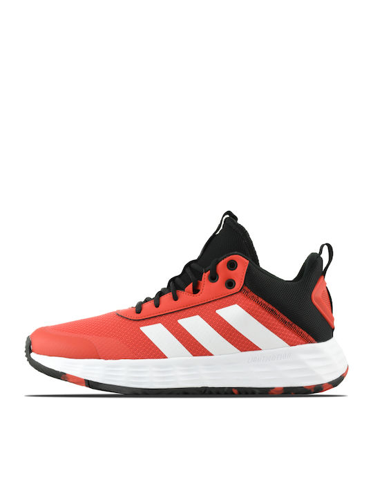 Ownthegame 2.0 Low Basketball Shoes Vivid Red / Cloud White / Core Black