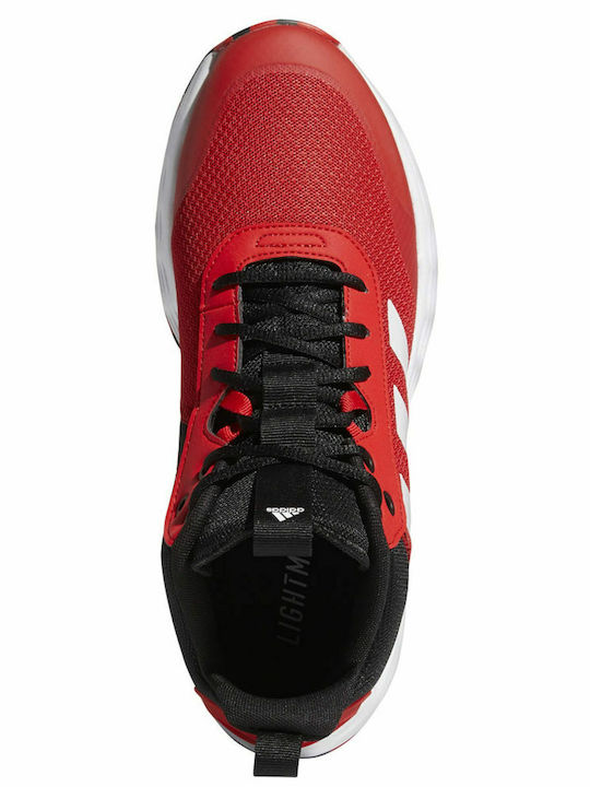 Ownthegame 2.0 Low Basketball Shoes Vivid Red / Cloud White / Core Black