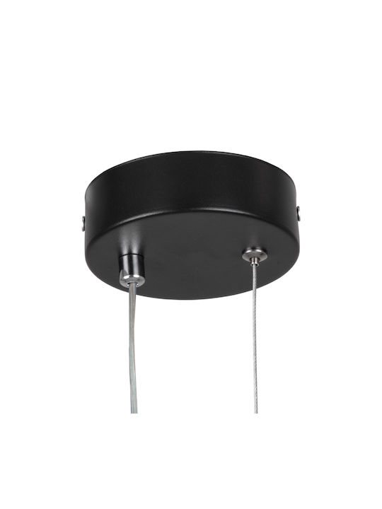 GloboStar Ildi Pendant Light Black 10x10x38cm