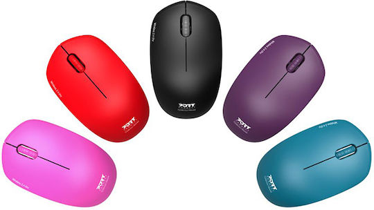 Port Designs Wireless Mouse Collection Ασύρματο Ποντίκι Μαύρο