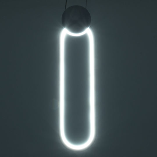 GloboStar Ildi Ceiling Light White LED with Adjustable White Light 10x38x38cm