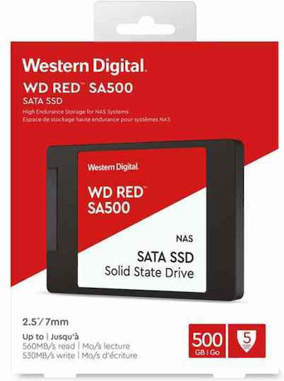 Western Digital Red SA500 SSD 2TB 2.5'' SATA III WDS200T1R0A