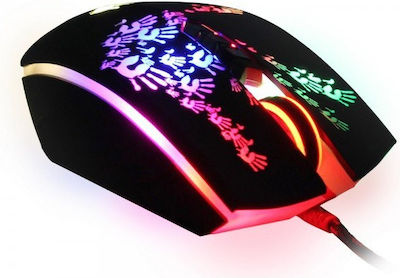 A4Tech Bloody Blazing A60 RGB Gaming Ποντίκι 4000 DPI Μαύρο