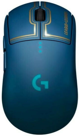 G Pro Wireless League Of Legends Edition Безжична RGB Геймърска Мишка 25600 DPI Син