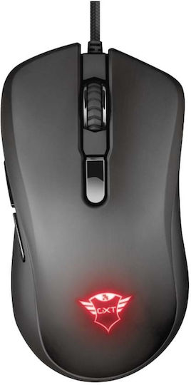 Trust GXT 930 RGB Gaming Gaming Maus 6400 DPI Schwarz