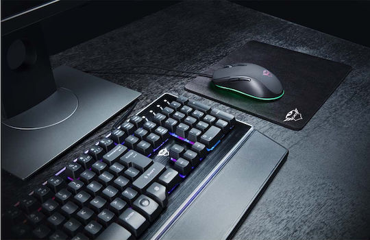Trust GXT 930 RGB Gaming Gaming Maus 6400 DPI Schwarz