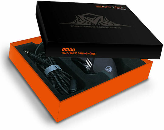 Meetion GM80 RGB Gaming Ποντίκι 4000 DPI Μαύρο