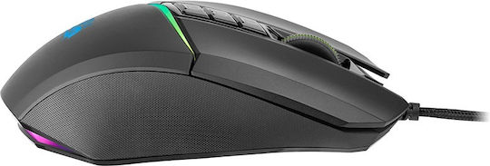 A4Tech Bloody W60 MAX Stone RGB Геймърска Мишка 10000 DPI Черен