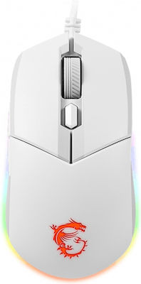 MSI Clutch GM11 RGB Gaming Mouse 5000 DPI White