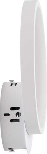 GloboStar Ted Modern Lamp Wall with Integrated LED and Adjustable White Light 20x23cm