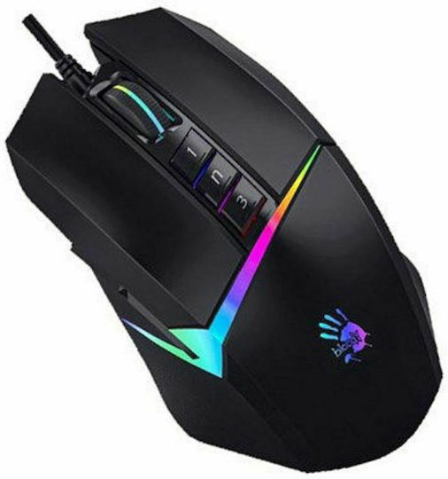 A4Tech Bloody W60 MAX Stone RGB Геймърска Мишка 10000 DPI Черен