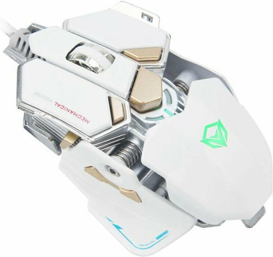 Meetion M990 RGB Gaming Ποντίκι 4000 DPI Λευκό