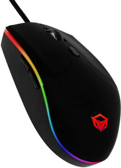 Meetion GM21 RGB Gaming Ποντίκι 4800 DPI Μαύρο