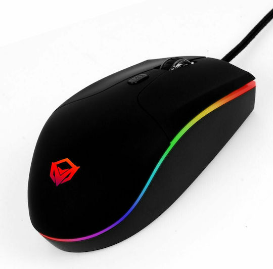 Meetion GM21 RGB Gaming Ποντίκι 4800 DPI Μαύρο