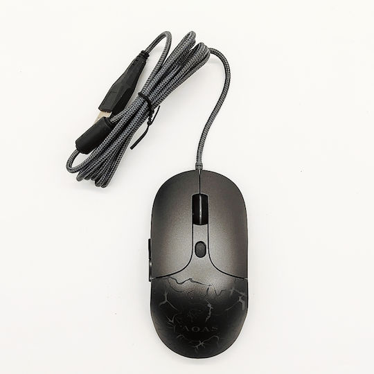 Aoas Aoas K50 RGB Gaming Ποντίκι 3200 DPI Μαύρο