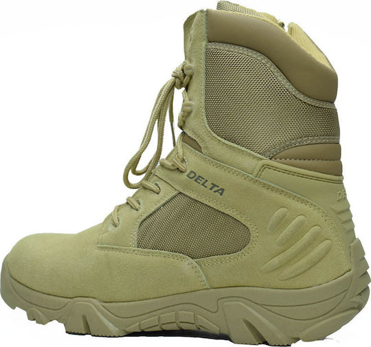 Delta Force Military Boots from Cordura Beige HJ-1410