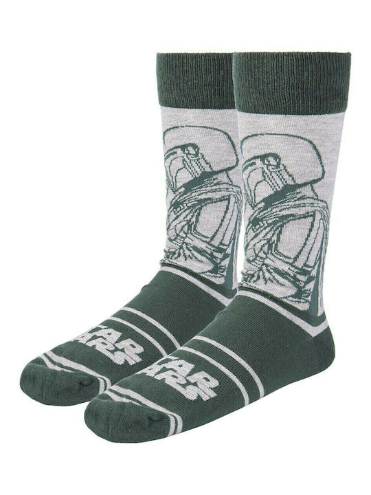 Cerda Mandalorian Set 3 Multicolor Γυναικείες Κάλτσες με Σχέδια Πολύχρωμες 3Pack