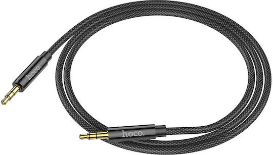Hoco 3.5mm Jack Cable Male - 3.5mm Jack Male Black 1m